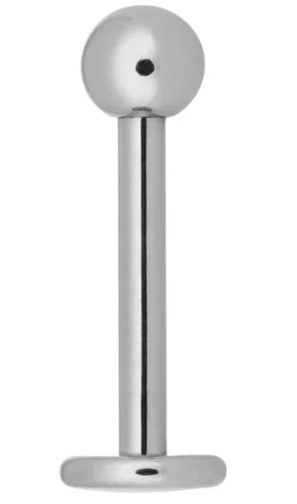 micro labret in titanio
